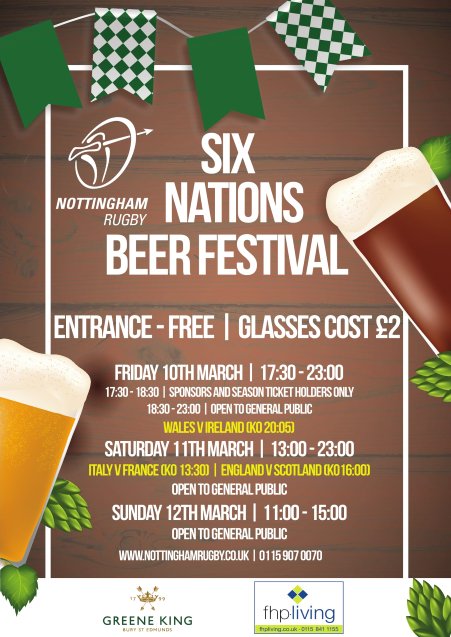 NottinghamRugby's tweet photo. Castle Rock Ales At 6 Nations Beer Festival -https://t.co/xDMOMqcC6g @CRBrewery #Nottingham #Rugby #BeerFestival #SixNations #6Nations #NRFC https://t.co/6Q6vX2etmN