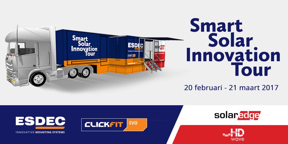 oosterberg's tweet image. Morgen: de Solar Innovation Tour van #Esdec bij vestiging Groningen.
Kom kennismaken met twee nieuwe producten voor de solar markt.