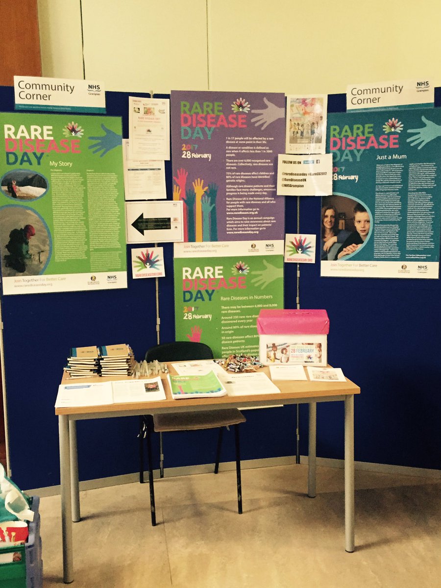 rpurka's tweet photo. Visit our stands at ARI main entrance, rotunda &amp; RACH to raise hands and join our campaign @NHSGrampian @rarediseaseday https://t.co/LPGrz8zntF