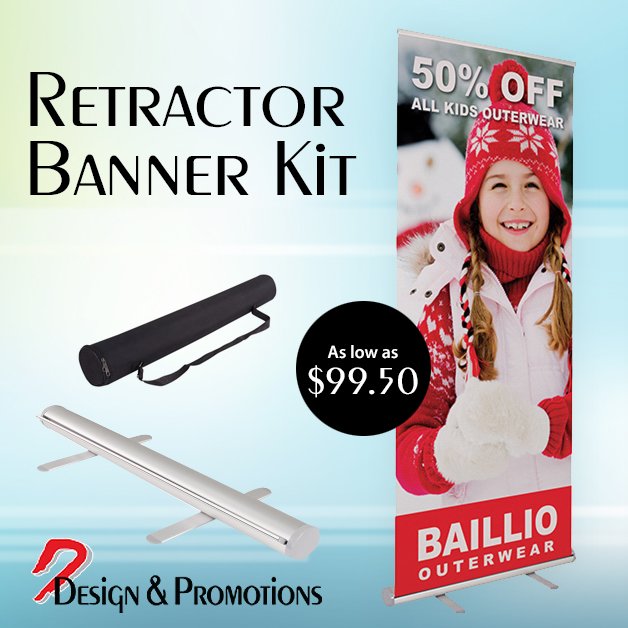 DesignAndPromos's tweet image. Retractor Banner Kit - Order Now: bit.ly/2lcjUbj
#RetractorBannerKit #tradeshows #Customize #logo #imprint  #promotionalproducts