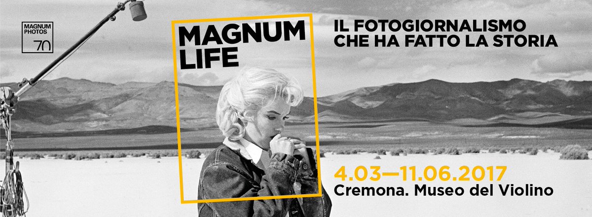 CosyStudio's tweet photo. #magnumlife il #fotogiornalismo che ha fatto la #storia #grandieventi #cremona #museodelviolino #cremonacittadarte #nevalelapena https://t.co/bjQT719w3g
