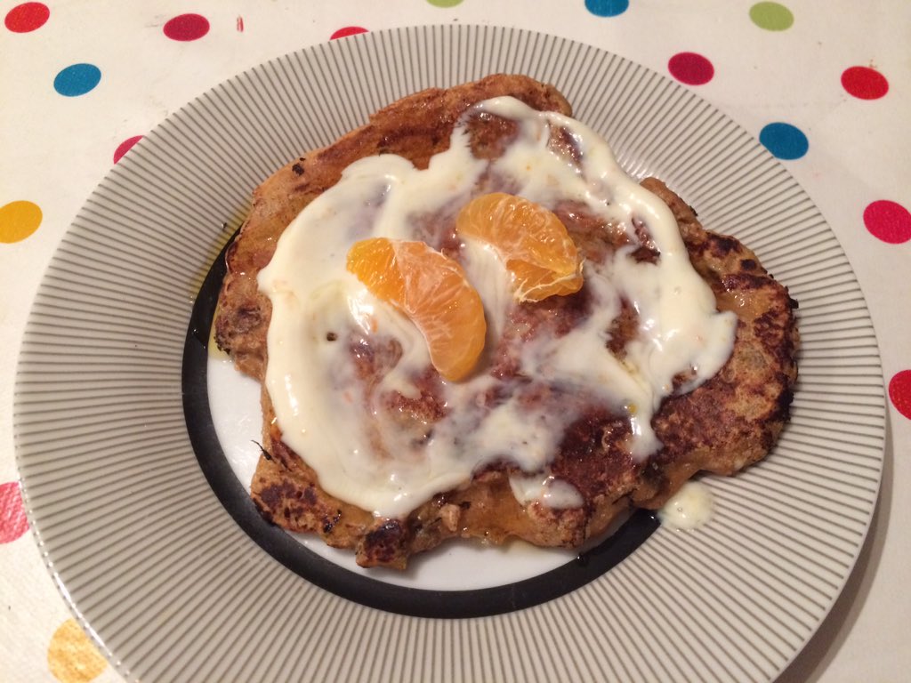 ferrerorocker's tweet photo. @axainsurance Here's one the kids made for me!! #PancakeDay #AXAPancake https://t.co/CBU0PI1CQd