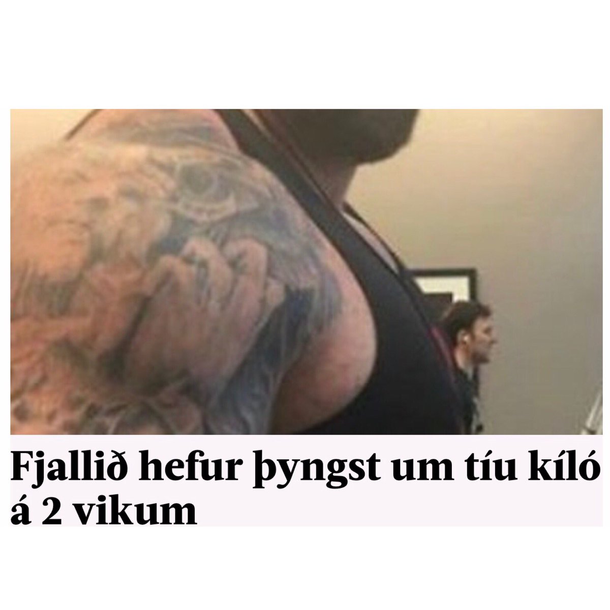 Gott að vita að það er einhver annar í sama pakka og ég 😬