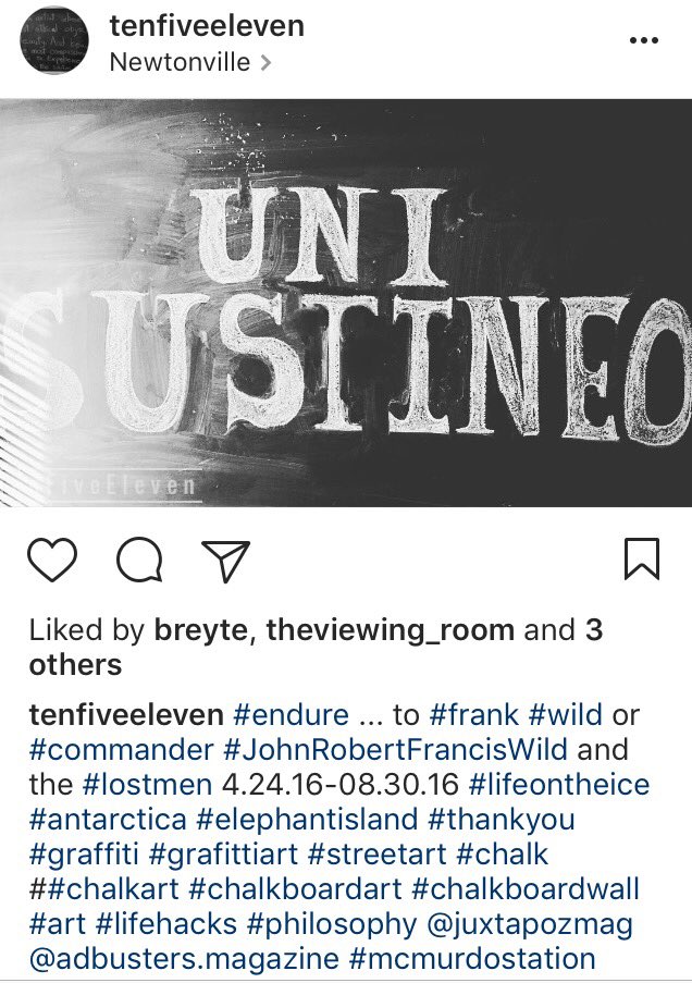 TenFiveEleven's tweet photo. https://t.co/x4UbxQF6U4 #Shackleton #FrankWild #lostmen @antarctica #mcmurdostation #TheMethod @AestheticaMag #POV https://t.co/JXaTGVO6BU