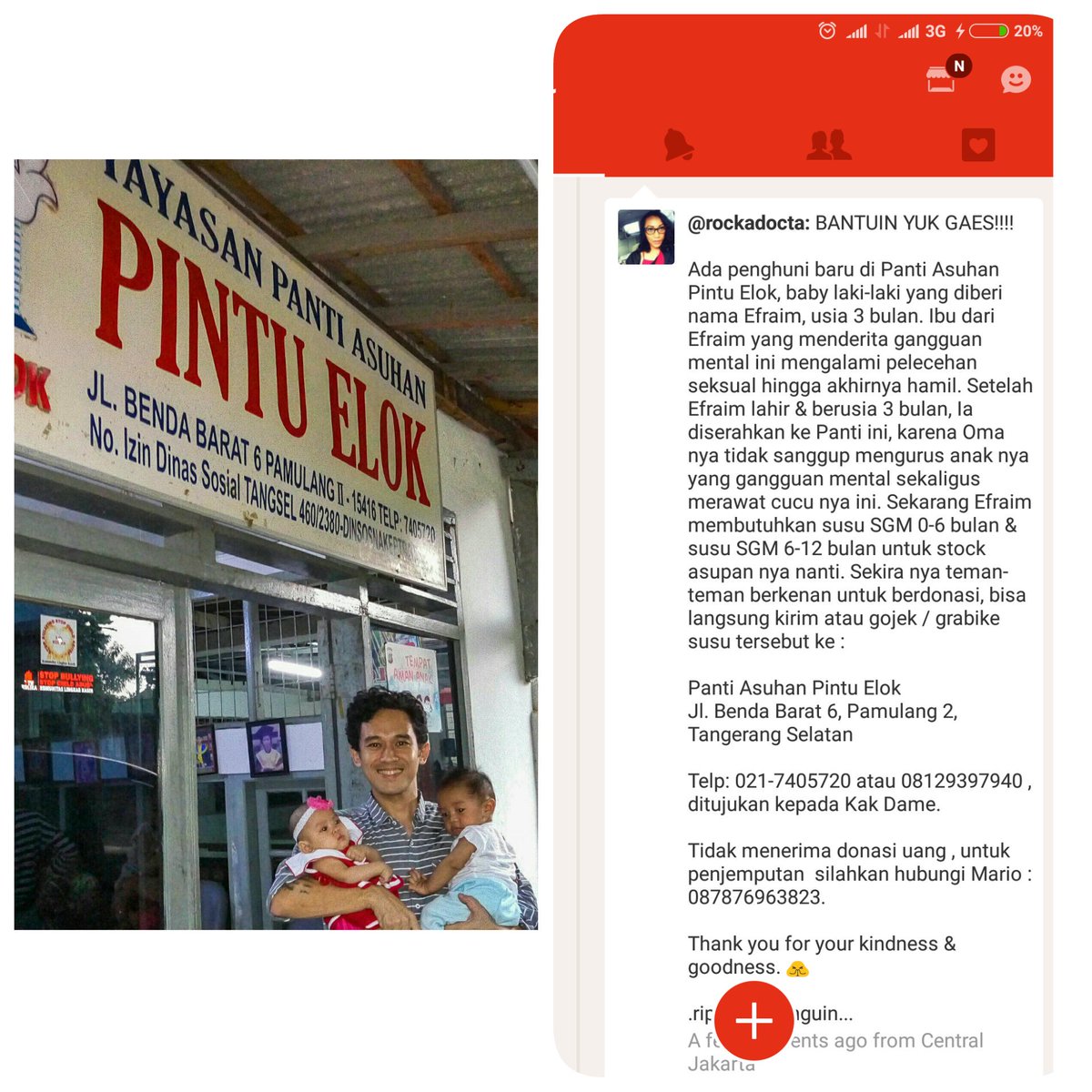 Siapa tau ada lebihan rejeki gaes...