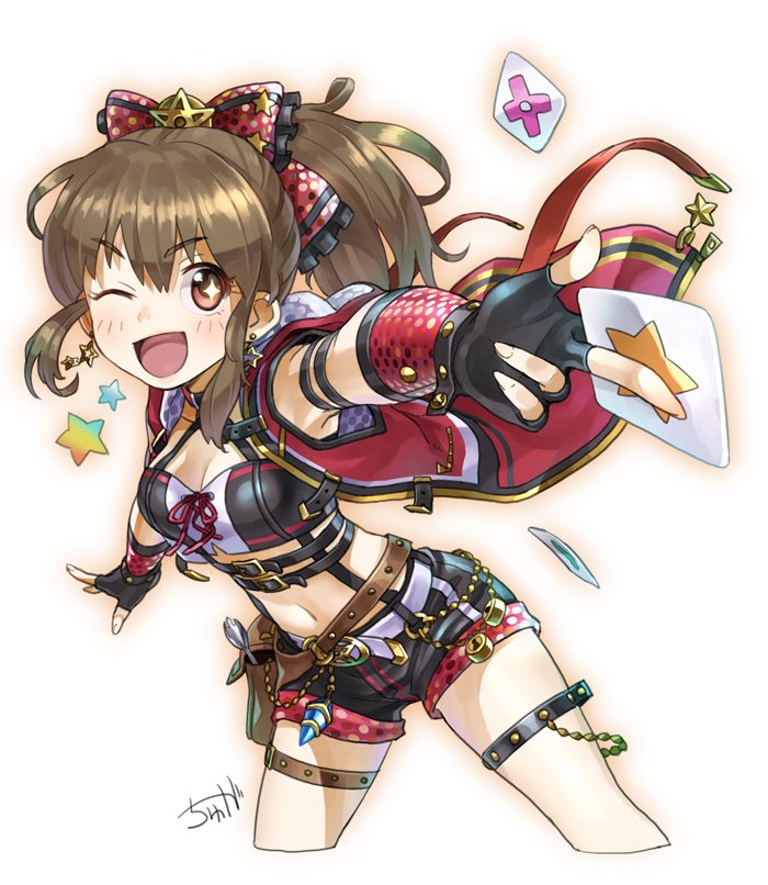 「オレ待望のミラクルテレパシーがついにデレステで追加されたから記念にゆっこ描いたよ」|ちゅがのイラスト