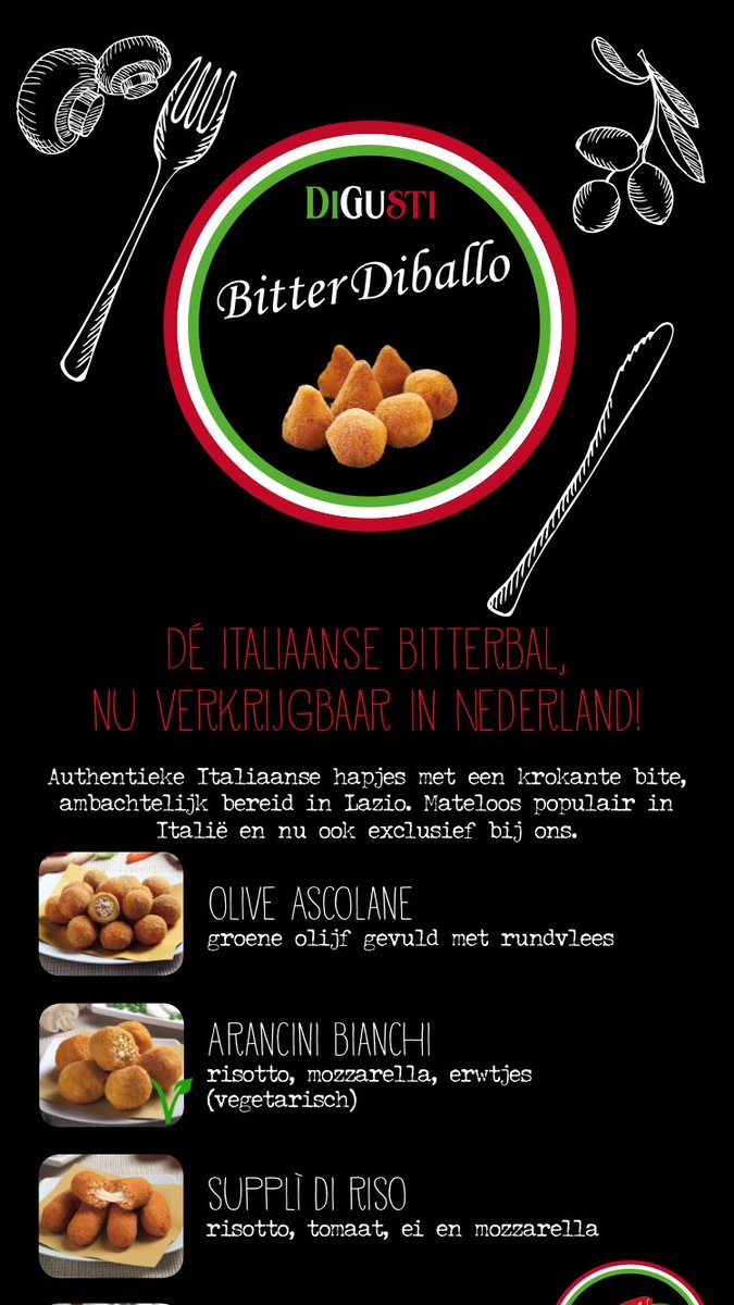 Italiaanse bitterballen? Si! BitterDiballo, gevuld met risotto &amp; mozzarella. Vegetarisch, in de oven &amp; zo lekker.