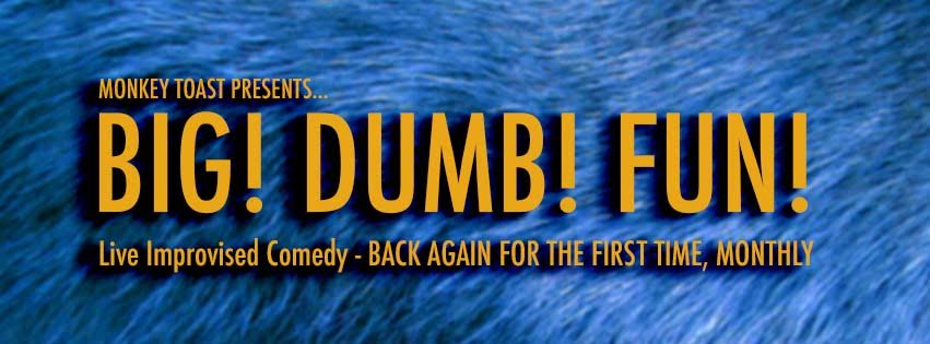 paulfoxcroft's tweet photo. Guys! I'm hosting @MonkeyToastUK's comeback show #BIGDUMBFUN at @angelcomedy Thursday

 https://t.co/fhZ7grCfRL

Big Big! Big Dumb! Big Fun! https://t.co/ZNeXrFhYdR