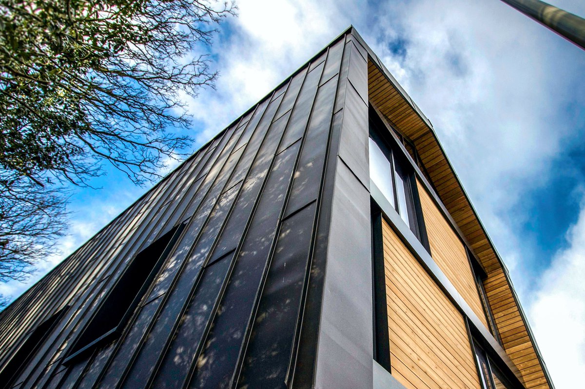 NapperArchitect's tweet image. Finally a bit of blue sky to photograph the recently completed Emergency Services Quad Station at Barnard Castle