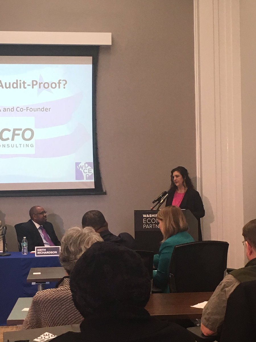 WDCEP's tweet photo. Michelle Hoffman of @H2_CFO reviewing the 5 types of #business #taxes in #DC. https://t.co/lKyHGO7Uf9