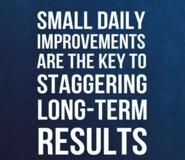 Morning motivation. Sustained Success is a long term game that happens one step at a time. #success  #motivation #improvement #yyc #BeGreat