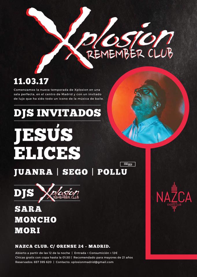 ¡El sábado 11 de Marzo nos vemos en la Sala Nazca, en el centro de Madrid c/Orense24! <a href="/juanraysego/">Juanra&Sego</a> <a href="/jorgepollu90/">jorge arredondo</a> <a href="/jesuselices/">jesus elices</a> @DjSaRaMadrid