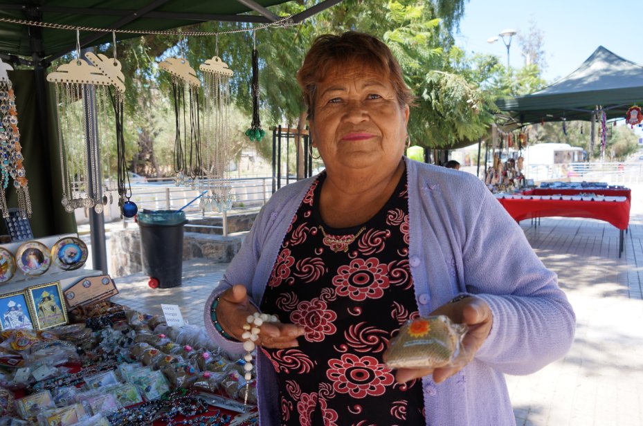 Si visitan la comuna, pasen a conocer las artesanías en el puesto de Magdalena Morgado ubicado en Plaza Andacollo #AndacolloConectado