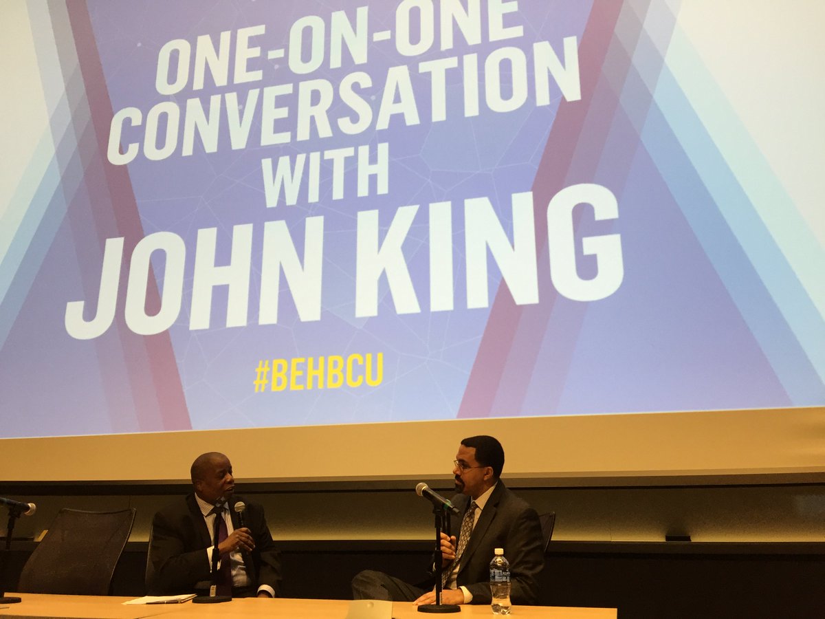 collegegurljb's tweet photo. @JohnBKing story about how he got into education is powerful! #behbcu #education #future #hbcu https://t.co/dRJh51O4cu