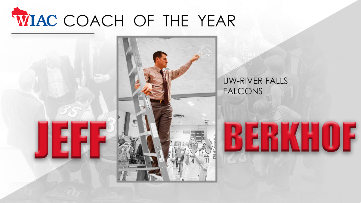 UWRFFalcons's tweet photo. Congrats to @UWRFMensbball Coach Jeff Berkhof on being named @wiacsports Coach of the Year! This is the 3rd time he has won this award #d3h https://t.co/Ws2UCOePup