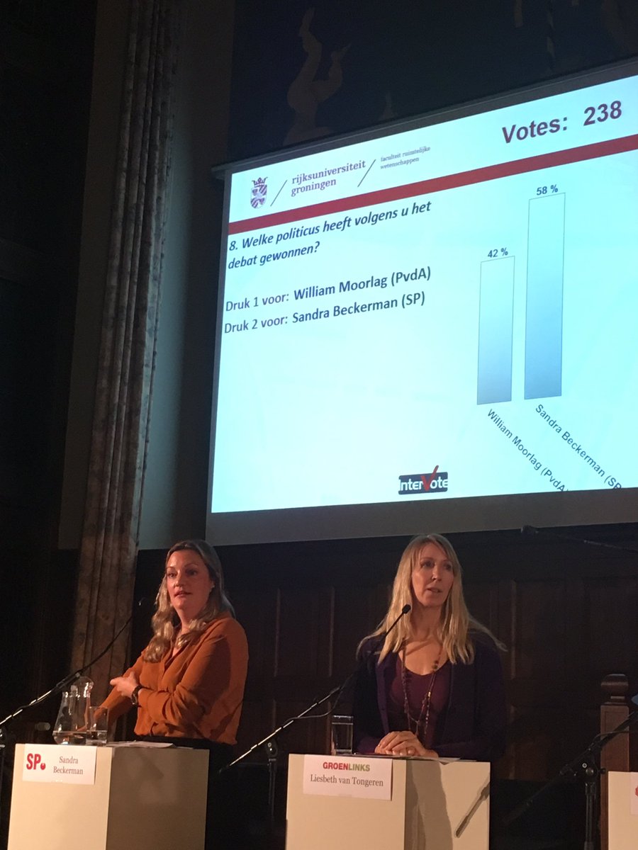 RVdebat2017's tweet photo. @SandraBeckerman wint het laatste 1 op 1 debat! https://t.co/HRyeYUQR1p