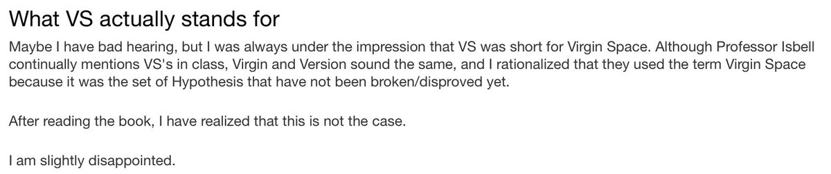 cs_hanes's tweet image. Machine learning piazza continues to deliver #virginspace