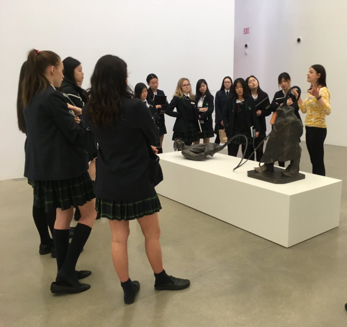 IvyWallArt's tweet photo. We had a great day at @RennieCollect seeing the work of British artist, Simon Starling. #arted #fieldtrip #renniecollection https://t.co/8K2cumVCac
