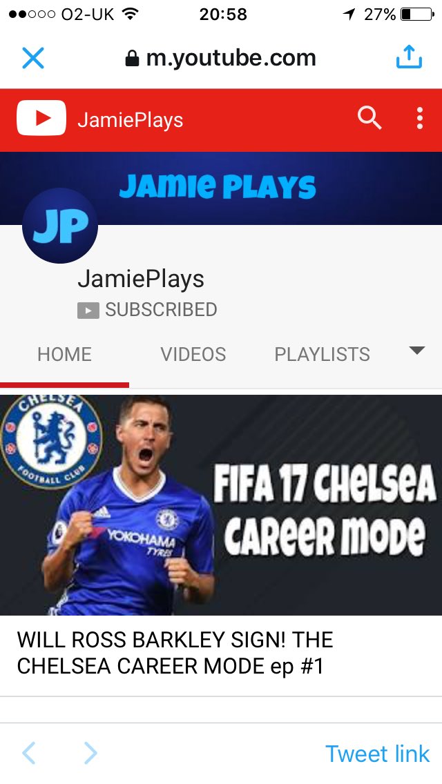 tomrhun's tweet photo. @Jamieplays_hd just subbed appreciate if you could sub to me https://t.co/qJpw296Je5