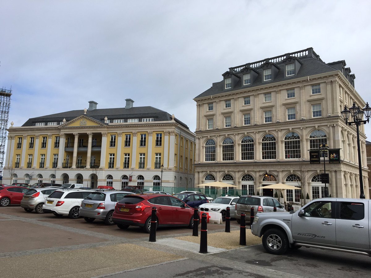 jamespetherick's tweet photo. Great tour of #Poundbury with Mike Frost of @ZeroCholdings today. Fascinating mix of architectural styles. Loved it! https://t.co/4P1YslWWiR