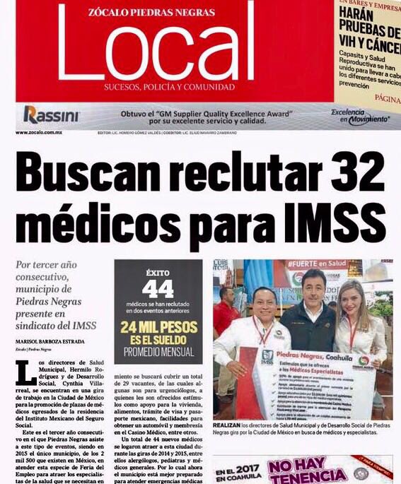 Reclutamiento de Médicos Especialistas #IMSS en #CDMX para <a href="/MpioPNegras/">Mpio Piedras Negras</a> #SaludFuerte <a href="/rubenmoreiravdz/">Rubén Moreira</a> <a href="/PURONJOHNSTON/">FERNANDO PURON</a>