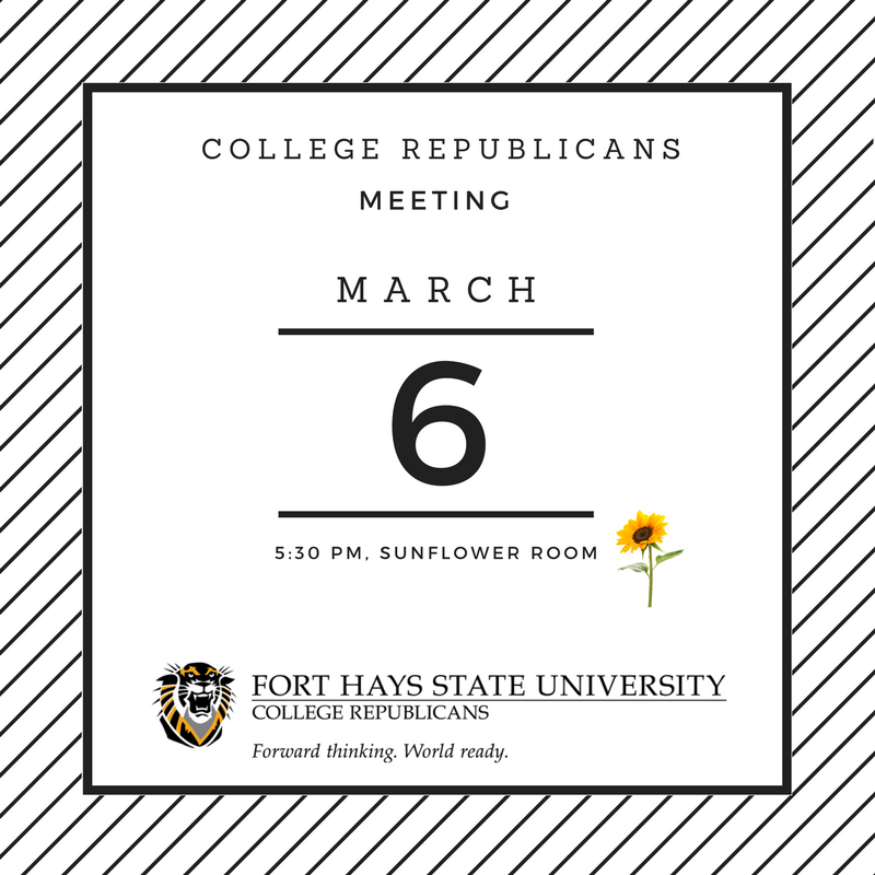 FHSU_CR's tweet photo. Meeting next Monday! You won't want to miss this one 🍪 https://t.co/CMLfvuHAAK