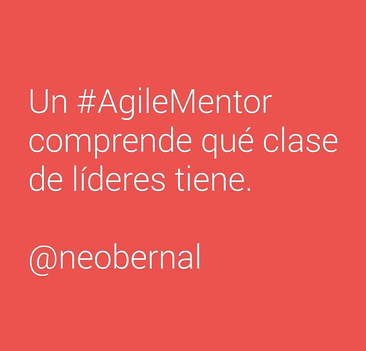 NeoBernal's tweet image. #Agile #AgileMentor #AgileCoach #RealAgile #AgileCulture