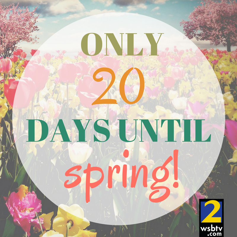 wsbtv's tweet photo. Looks like we just skipped right over winter...🌸🌻🌺 https://t.co/CWrHJUjgAZ