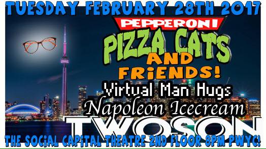 TheSoCap's tweet photo. Tonight! A delicious #comedy pizza topped with #improv &amp; #sketch - pizza is better than pancakes, even on #PancakeDay! #Toronto https://t.co/odJCrDe4Nw