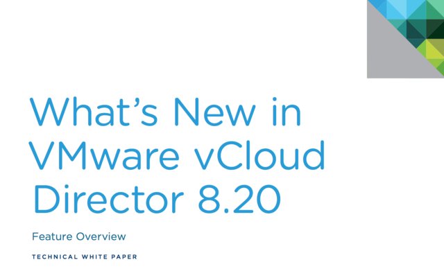 mgandy80's tweet photo. What’s New in @VMware #vCloud Director 8.20 now integrates more closely with VMware #NSX... https://t.co/O1JQi78NEM https://t.co/huaiKHmh1A