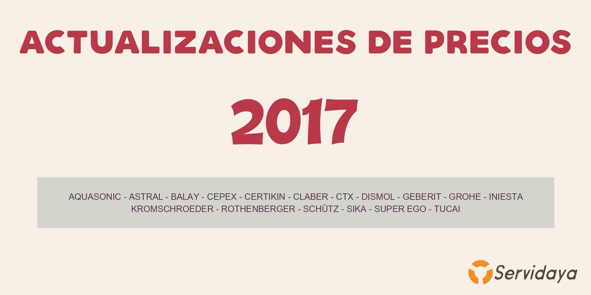 Servidaya's tweet photo. Actualizamos precios. https://t.co/8kkRnjtaF5