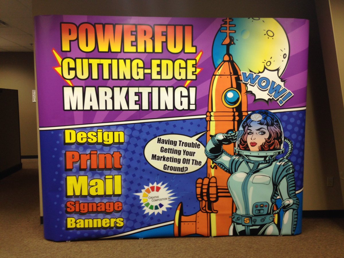 CompositionCopy's tweet image. Trade show booths are the perfect way to make your company stand out at an event, call or come in for more info! #tradeshowbooth