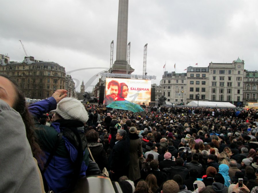 fkhanam1's tweet photo. Lucky #Londoners invited to free screening of #Oscar-winning film, #TheSalesman : despite how v, v, v, cold, thousands of people attended) https://t.co/KU1znC0oZ2