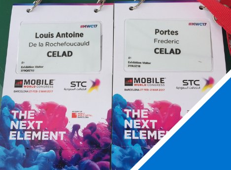 CELAD était présente au MOBILITE WORLD CONGRESS à Barcelone aujourd'hui!
#MWC17 #CELAD
