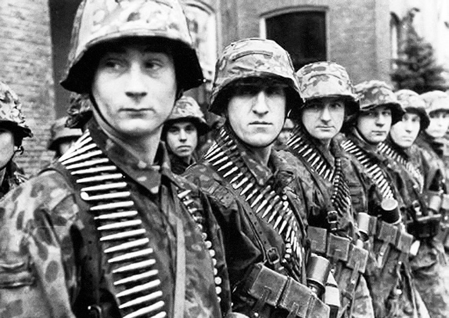 WWII Pictures on Twitter: "Waffen-SS soldiers from the 17th SS