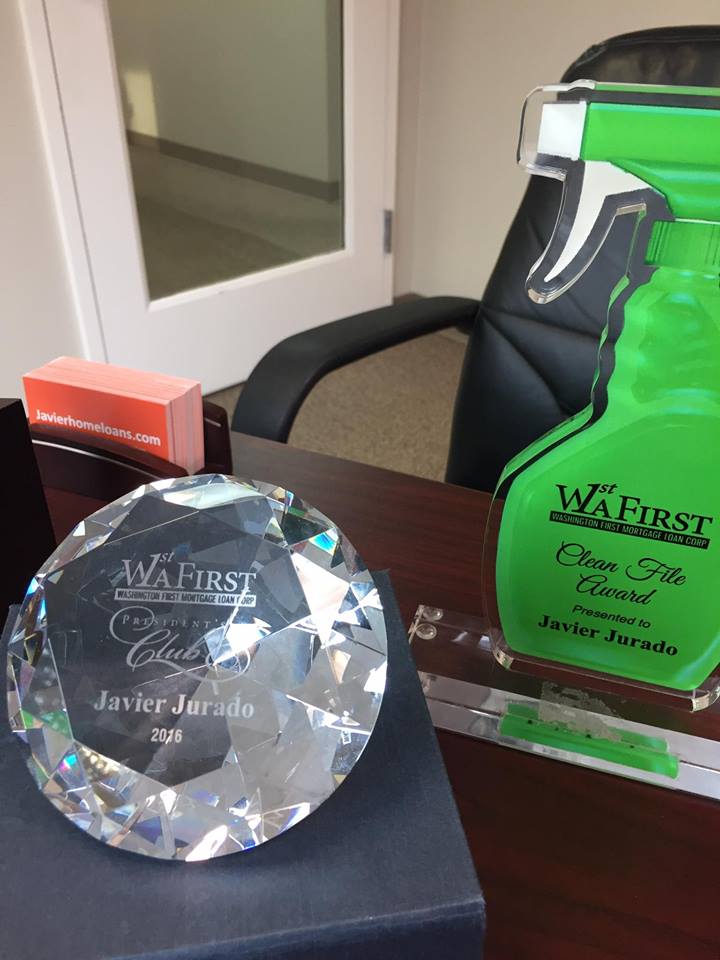 I was honored with these awards and it is because of all of you who have trusted me with your business and referrals.THANKS #javierhomeloans