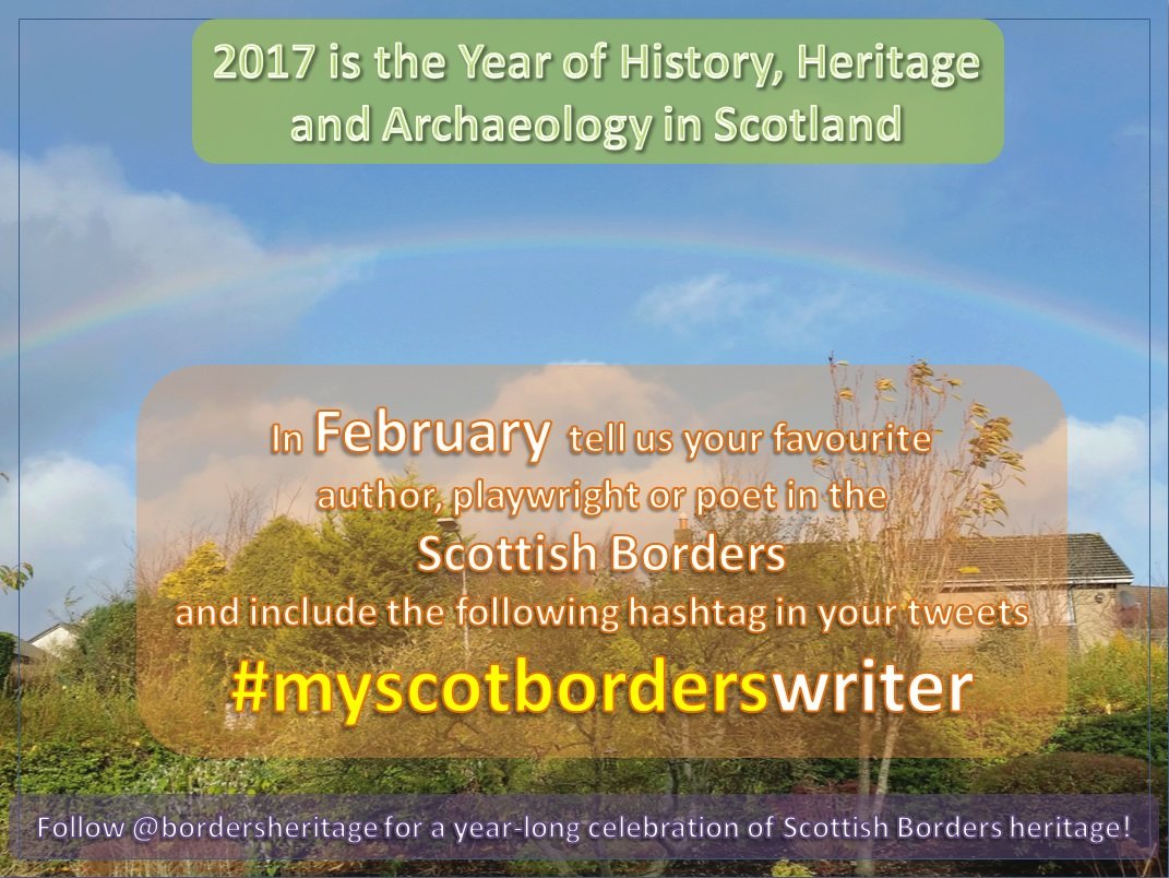 bordersheritage's tweet photo. Today's the final day for February's poll. It's close so be sure to support your favourite writer, playwright or poet #myscotborderswriter https://t.co/NPU6rIH0cA