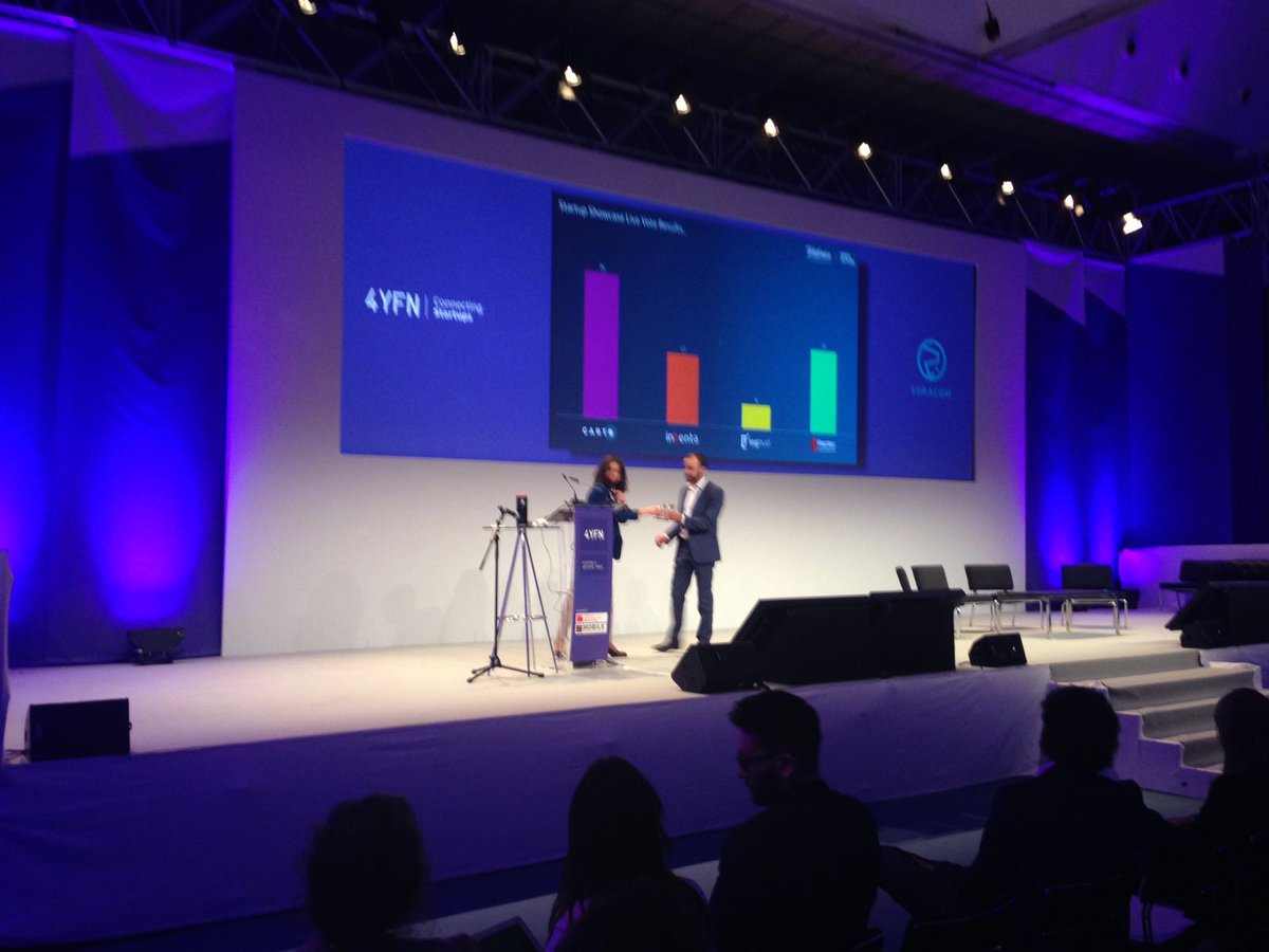 Bonito día el de hoy #28F dia de Andalucía para recoger este reconocimiento de <a href="/OpenFuture_/">Telefonica Open Future</a>  en el <a href="/4YFN_MWC/">4YFN</a> @CyGitsolutions @myfixpert