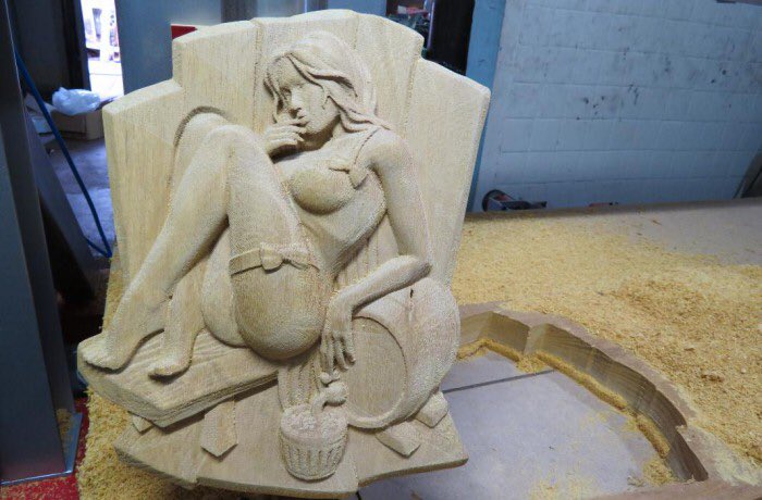 stylecnc's tweet image. 👠3D Beauty Girl Carving Project by a CNC Router from: stylecnc.com/cnc-router/
#cncrouter #3d #3dcarving #beauty #3dbeauty #3dgirl #girl