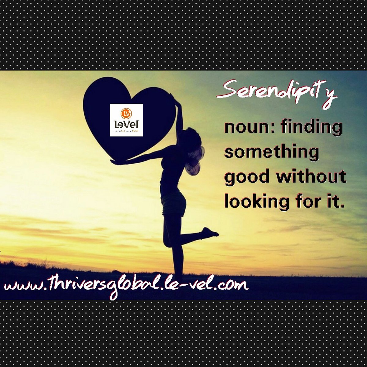 cdhuerta's tweet photo. Serendipity 
sustantivo: encontrar algo bueno sin buscarlo.

#serendipity #thrive #canada #newzealand #usa #australia #unitedkingdom #mexico https://t.co/fgUUcAUNP0