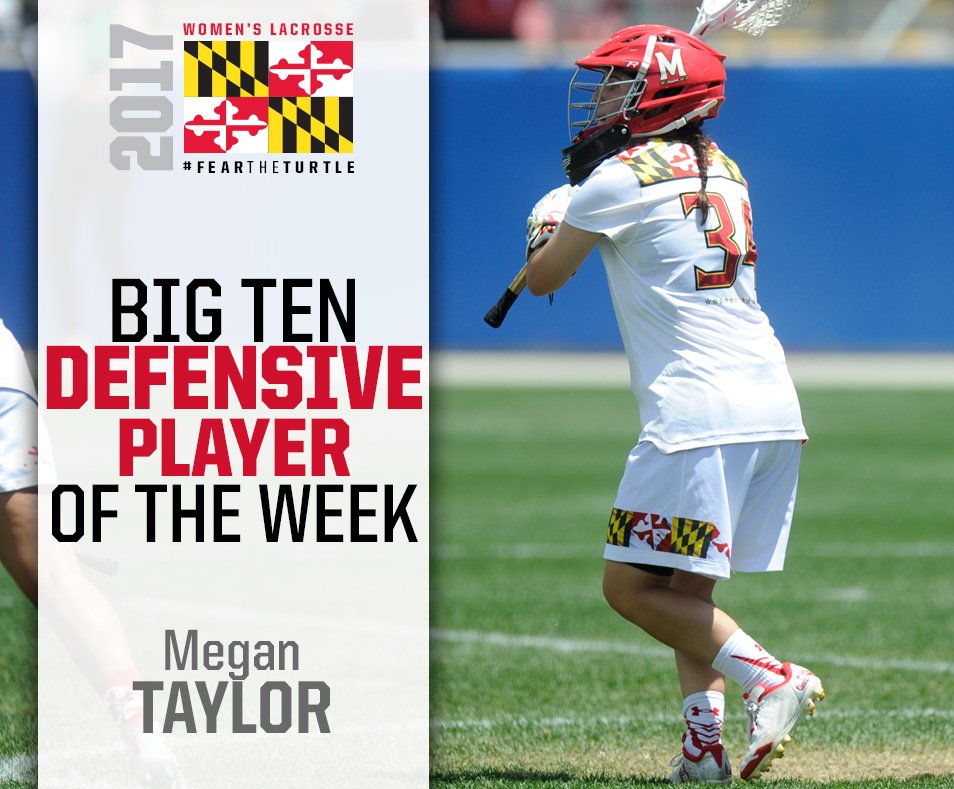 MarylandWLax's tweet photo. Congrats to Jen Giles and Megan Taylor on earning @B1GLacrosse honors! https://t.co/2NpJtMoDvB #FearTheTurtle https://t.co/QPV20olMX6