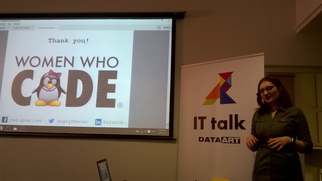 Sestr1chk1na's tweet image. @angryfencer tells us why UNIX systems are the future at @wwcodekyiv #wwcodekyiv