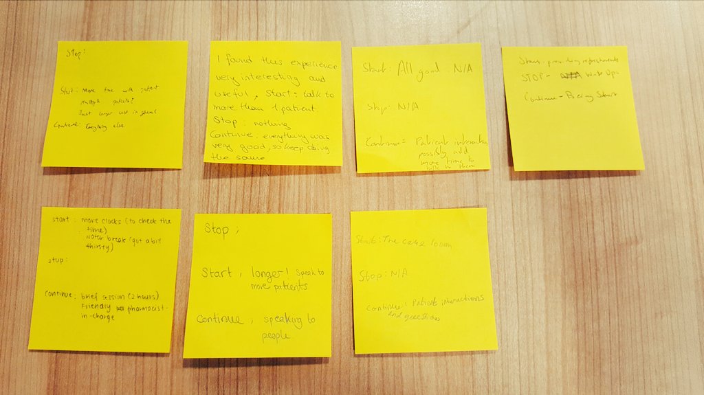 PharmacistDani's tweet image. Fantastic comments from the 2nd Year @PharmUnivBath #Mpharm #CLIP sessions! #practiceeducators @LynHanning @_NickyYoung #postitnotes