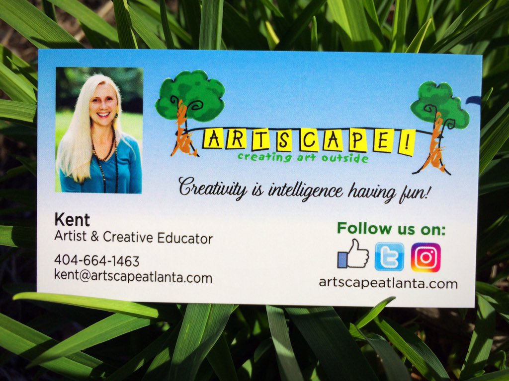 ARTSCAPEATL's tweet photo. Nothing empowers me more than getting new biz cards! #artscapeatl #creatingartoutside https://t.co/z0d6vDk2iM