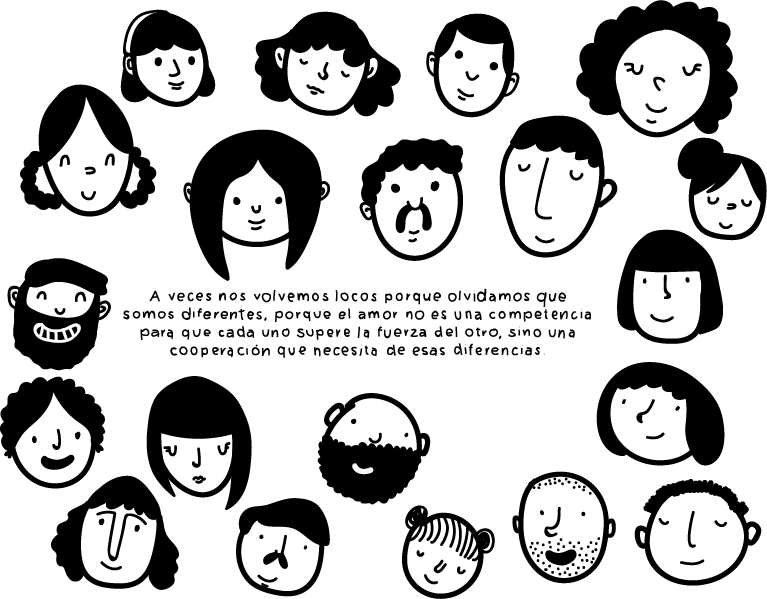 Nuestras diferencias nos hacen mas fuertes. La cooperación es la mejor forma de trabajar. Otro mundo #SiEsPosible