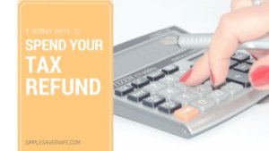 SimpleSaverWife's tweet photo. 3 Boring Ways to Spend Your Tax Refund https://t.co/xhc21EAWUN https://t.co/3sMWcwFauG