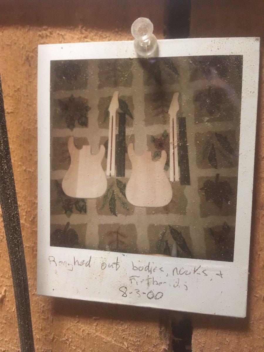 NutterGuitars's tweet photo. The first two WM's ever taken on a Polaroid no less!!! My handwriting still sucks. https://t.co/CzDo9SpyNV