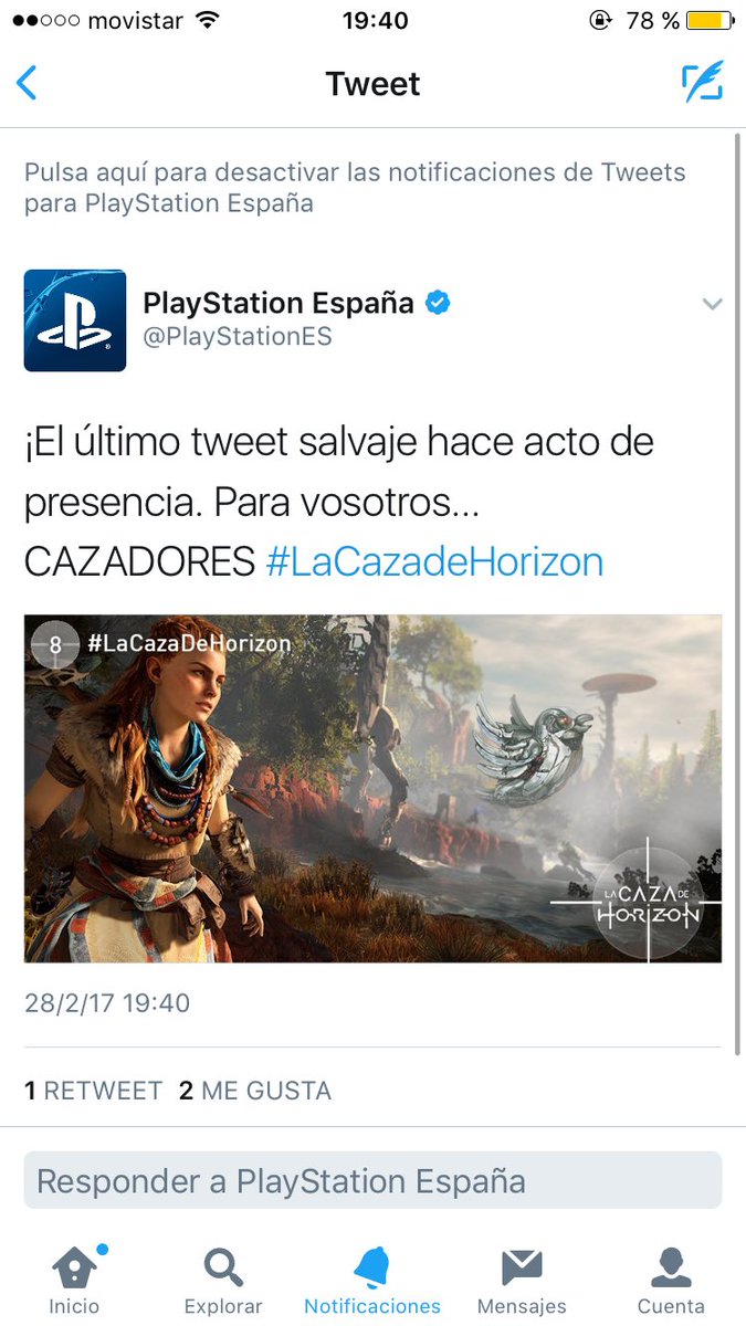 RRPPBudhaBC's tweet photo. @PlayStationES #LaCazadeHorizon https://t.co/HGTm2qxzXO