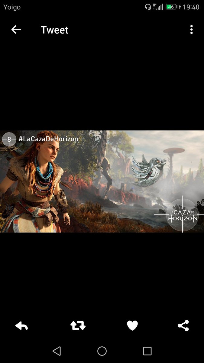 LordBasilisco's tweet photo. #LaCazaDeHorizon Me hace falta práctica, fallé un disparo :'(  Lo siento Aloy https://t.co/H5nTMSmX7W