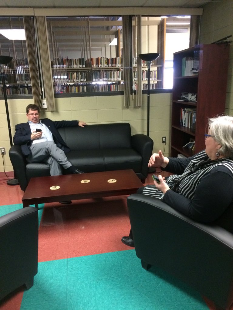 MT_BrannBarrett's tweet photo. Successful Social Hour at the Centre for Teaching &amp; Learning.See you at the next one in April in CC261.@cbuniversity @dalekeefe https://t.co/ZzH2ZRoQXQ